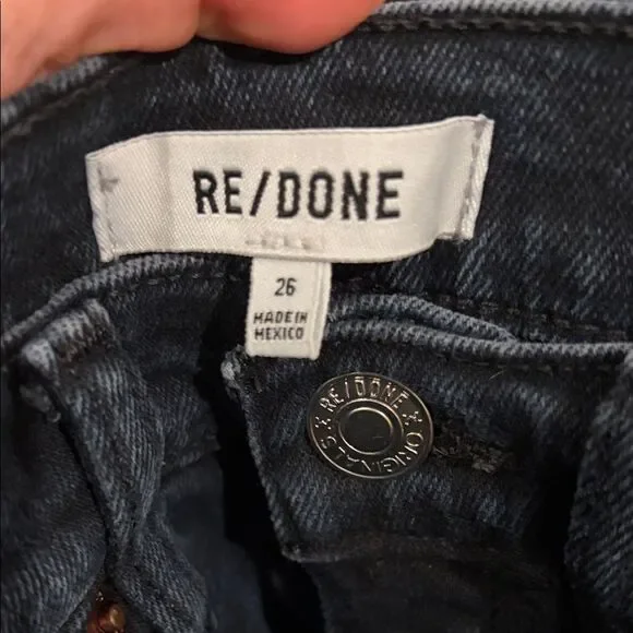 Re/Done Black Skinny Jeans - Picture 4 of 9